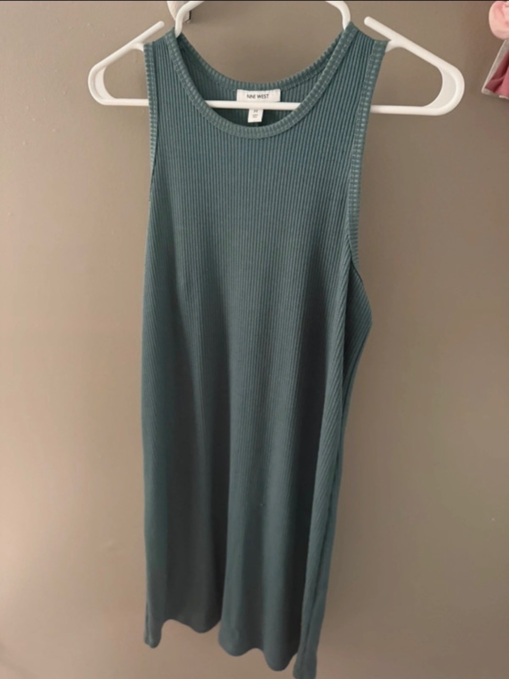 Ribbed tank top dress